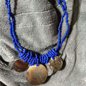 Shell beaded necklace